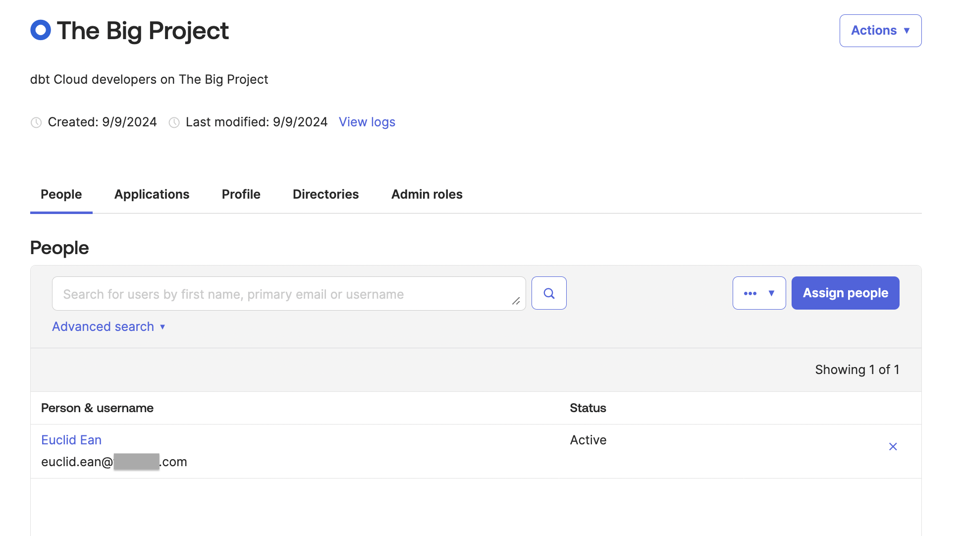 The user in the group in Okta. The user in the group in Okta.